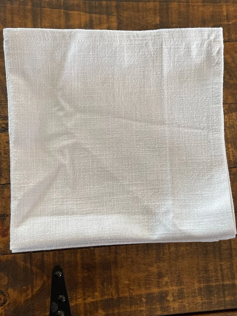 NWOT Quince European Linen Set of 4 Wide-Hem Napkins (Mist)